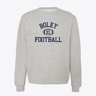 Boley Public School Classic Football Crewneck Sweatshirt