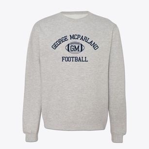 George Mcparland School Classic Football Crewneck Sweatshirt