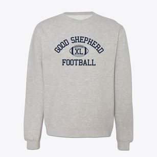 Good Shepherd Episcopal School Classic Football Crewneck Sweatshirt
