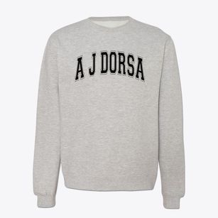 A J Dorsa Elementary School Varsity Arch Crewneck Sweatshirt