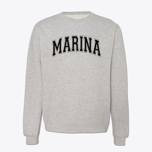 Marina Middle School Varsity Arch Crewneck Sweatshirt