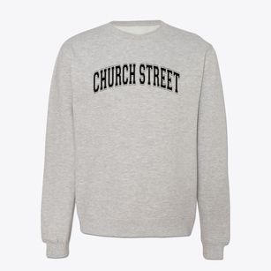 Church Street Elementary School Varsity Arch Crewneck Sweatshirt
