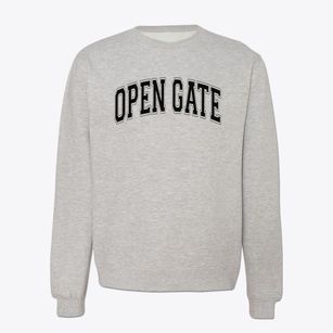 Open Gate Alternative School Varsity Arch Crewneck Sweatshirt
