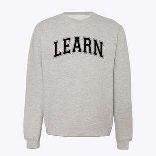 Learn Charter School Varsity Arch Crewneck Sweatshirt