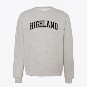 Highland Elementary School Varsity Arch Crewneck Sweatshirt