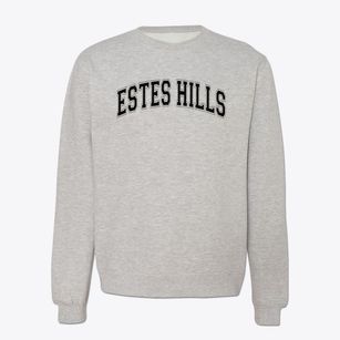 Estes Hills Elementary School Varsity Arch Crewneck Sweatshirt