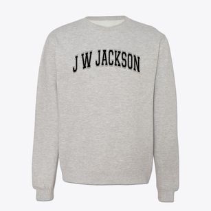 J W Jackson Adventist Academy Varsity Arch Crewneck Sweatshirt