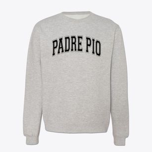 Padre Pio Academy Varsity Arch Crewneck Sweatshirt