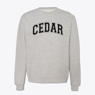 Cedar Elementary School Varsity Arch Crewneck Sweatshirt