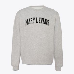 Mary L Evans Kindergarten School Varsity Arch Crewneck Sweatshirt