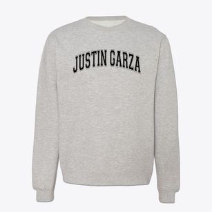 Justin Garza High School Varsity Arch Crewneck Sweatshirt