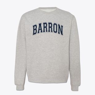 Barron Early Childhood School Varsity Arch Crewneck Sweatshirt