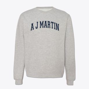 A J Martin Elementary School Varsity Arch Crewneck Sweatshirt