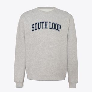 South Loop Elementary School Varsity Arch Crewneck Sweatshirt
