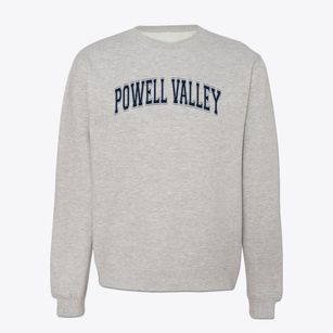 Powell Valley Primary School Varsity Arch Crewneck Sweatshirt