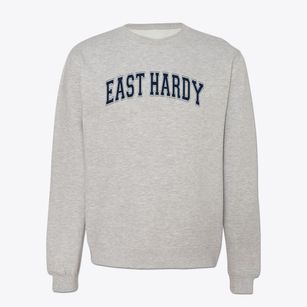 East Hardy Early Middle Childhood School Varsity Arch Crewneck Sweatshirt