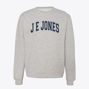 J E Jones Elementary School Varsity Arch Crewneck Sweatshirt