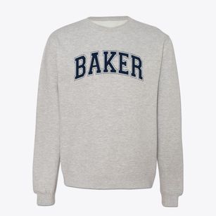 Baker Montessori Elementary School Varsity Arch Crewneck Sweatshirt