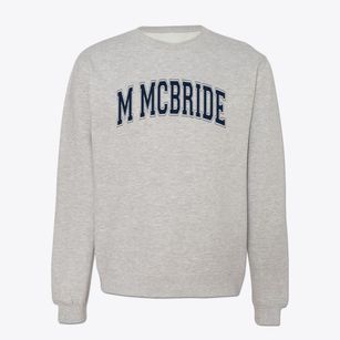 M Mcbride School For Juveniles Varsity Arch Crewneck Sweatshirt
