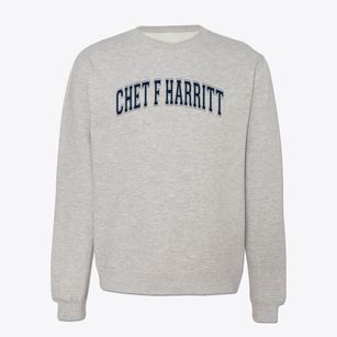 Chet F Harritt Elementary School Varsity Arch Crewneck Sweatshirt