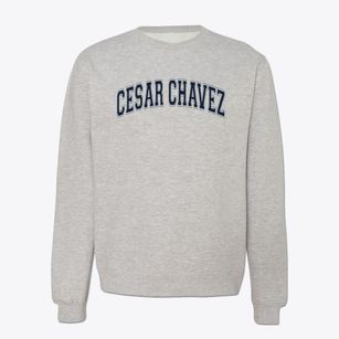 Cesar Chavez Elementary School Varsity Arch Crewneck Sweatshirt