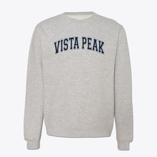 Vista Peak Campus Varsity Arch Crewneck Sweatshirt