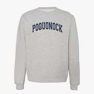 Poquonock Elementary School Varsity Arch Crewneck Sweatshirt