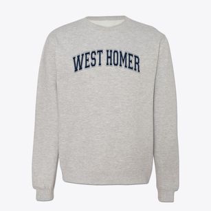 West Homer Elementary School Varsity Arch Crewneck Sweatshirt