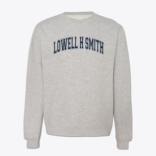 Lowell H Smith Elementary School Varsity Arch Crewneck Sweatshirt