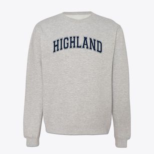 Highland Elementary School Varsity Arch Crewneck Sweatshirt