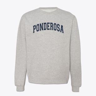 Ponderosa Elementary School Varsity Arch Crewneck Sweatshirt
