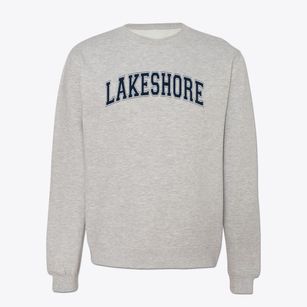 Lakeshore Elementary School Varsity Arch Crewneck Sweatshirt