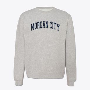 Morgan City Junior High School Varsity Arch Crewneck Sweatshirt