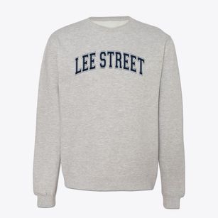 Lee Street Elementary School Varsity Arch Crewneck Sweatshirt