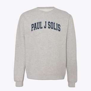 Paul J Solis Elementary School Varsity Arch Crewneck Sweatshirt