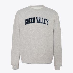 Green Valley Elementary School Varsity Arch Crewneck Sweatshirt