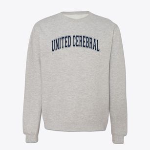 United Cerebral Palsey Arbutus Varsity Arch Crewneck Sweatshirt
