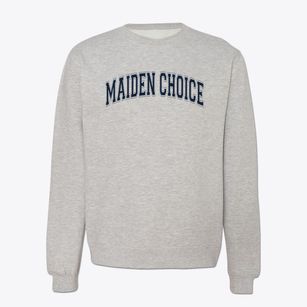 Maiden Choice School Varsity Arch Crewneck Sweatshirt