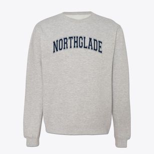 Northglade Montessori School Varsity Arch Crewneck Sweatshirt