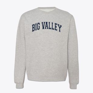 Big Valley Primary School Varsity Arch Crewneck Sweatshirt