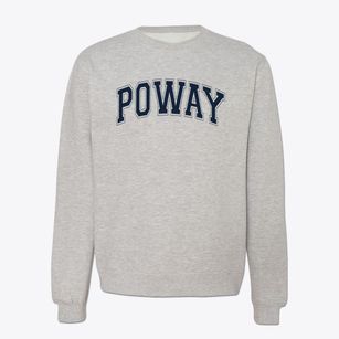 Poway Adult School Varsity Arch Crewneck Sweatshirt