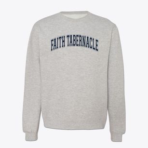 Faith Tabernacle Child Care & Academy Varsity Arch Crewneck Sweatshirt