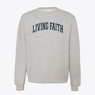 Living Faith Christian Academy Varsity Arch Crewneck Sweatshirt