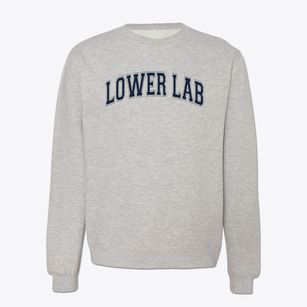 Lower Lab School Varsity Arch Crewneck Sweatshirt