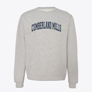 Cumberland Mills Elementary School Varsity Arch Crewneck Sweatshirt