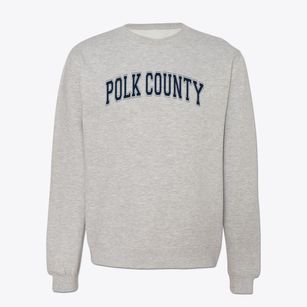 Polk County Middle School Varsity Arch Crewneck Sweatshirt