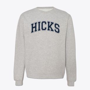 Hicks Montessori School Varsity Arch Crewneck Sweatshirt