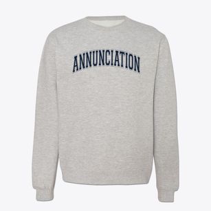 Annunciation Parish Varsity Arch Crewneck Sweatshirt
