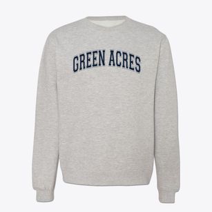 Green Acres Varsity Arch Crewneck Sweatshirt