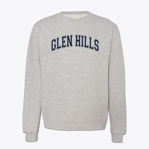Glen Hills Elementary School Varsity Arch Crewneck Sweatshirt